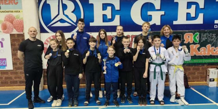 Taekwondo klub Cro Star Mostar na Kakanj Openu uzeo 17 medalja