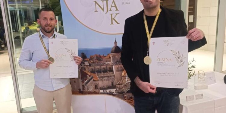 Hercegovačko maslinovo ulje osvojilo dvije zlatne medalje u Dubrovniku