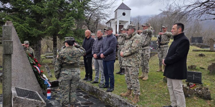 Obilježavanje 34. obljetnice utemeljenja Hrvatskog vijeća obrane i 21. obljetnice 1. pješačke (gardijske) pukovnije OS BiH