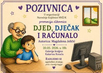 Mostar: U srijedu predstavljanje slikovnice “Djed, dječak i računalo” autorice Magdalene Jeličić