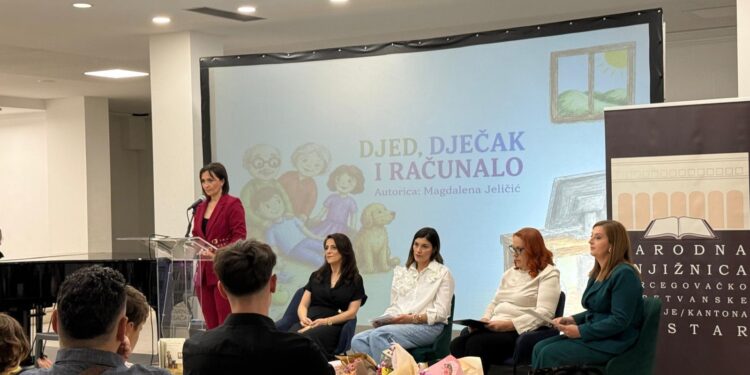 Mostar: Predstavljena slikovnica “Djed, dječak i računalo” autorice Magdalene Jeličić