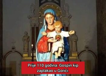 Prije 110 godina u Gorici je zaplakao Gospin kip