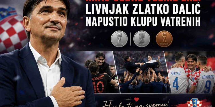 Kraj jedne velike ere: Livnjak Zlatko Dalić napustio klupu Vatrenih